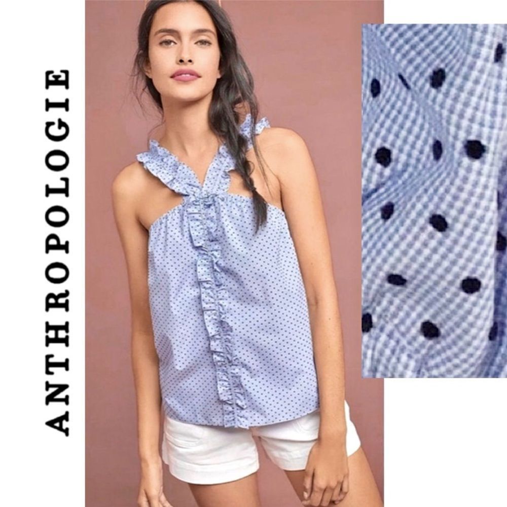 Like New Anthropologie Waverly Grey Berlín Blouse